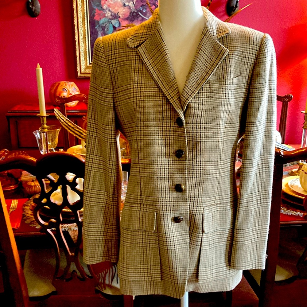 Stunning Lauren Ralph Lauren blazer with horse head buttons - 8